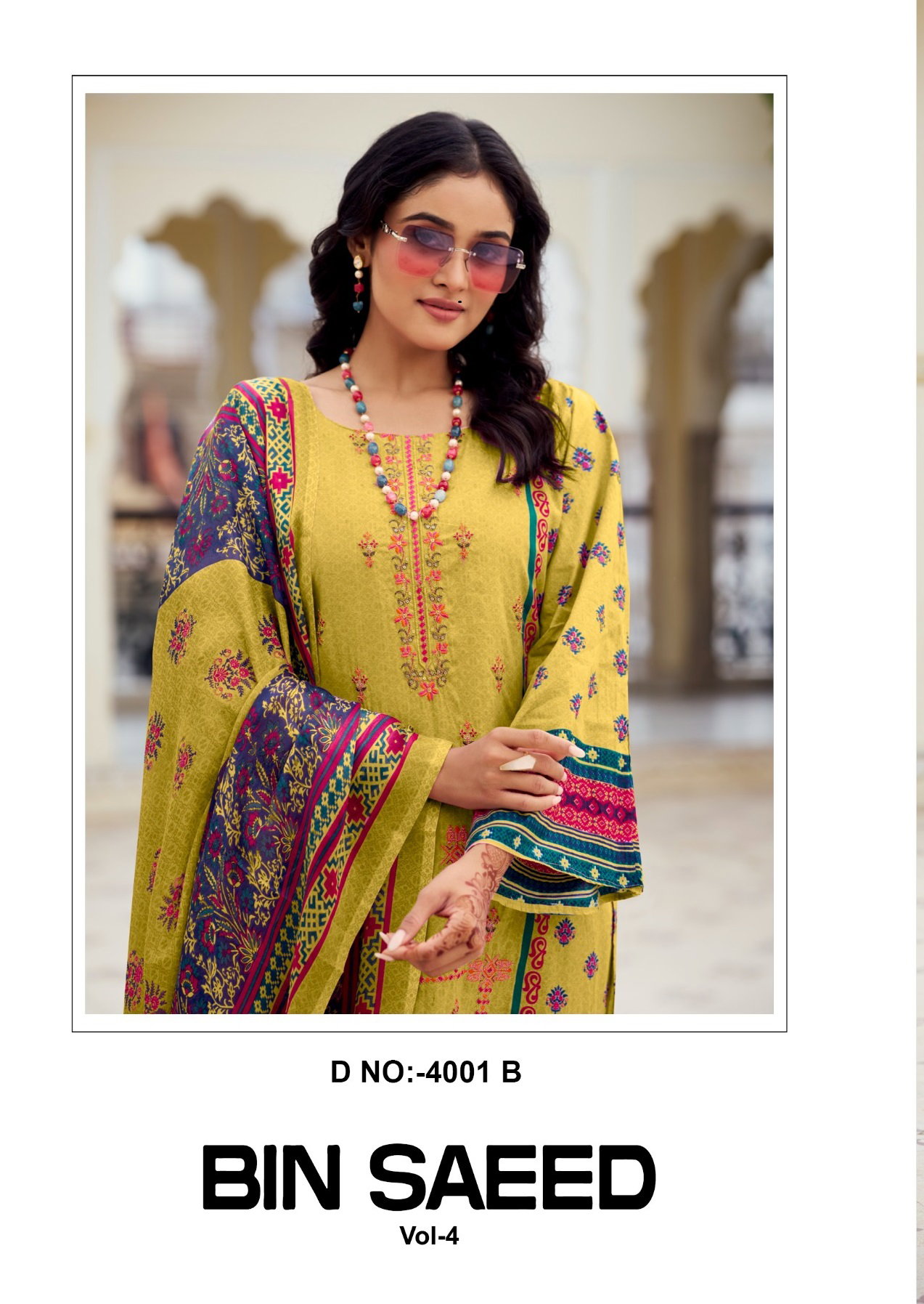 Shraddha Nx Mahgul Bin Saeed Vol 4 Chiffon Dupatta Pakistani Suit