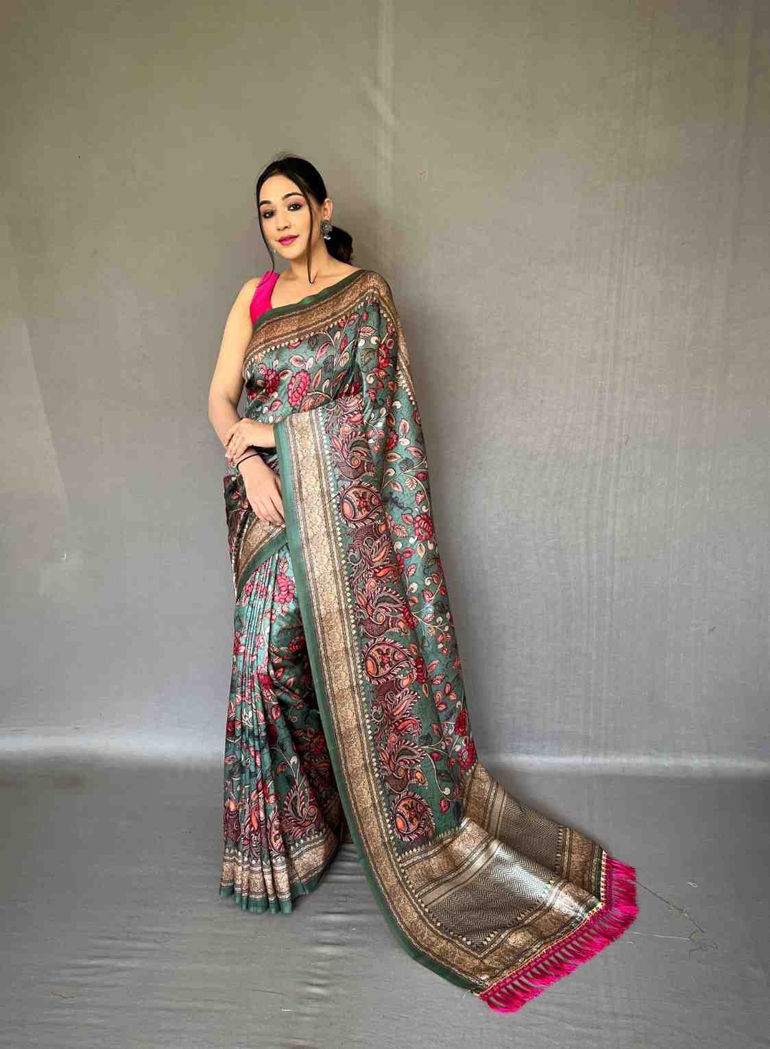 Kc 3048 Soft Silk Designer Saree Collection