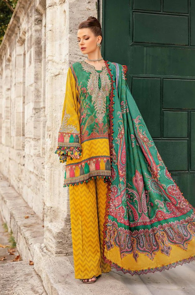 Alzohaib Az 1097 Chiffon Dupatta Pakistani Salwar Suits