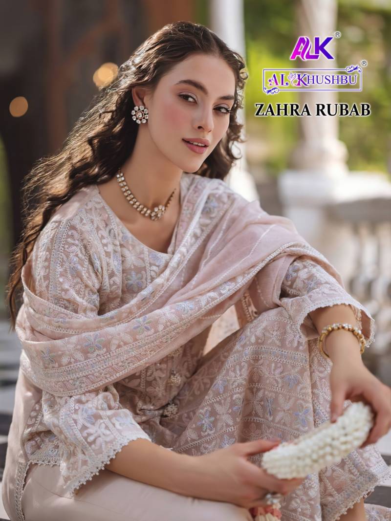 Al Khushbu Zahra Rubab Georgette Pakistani Salwar Suits