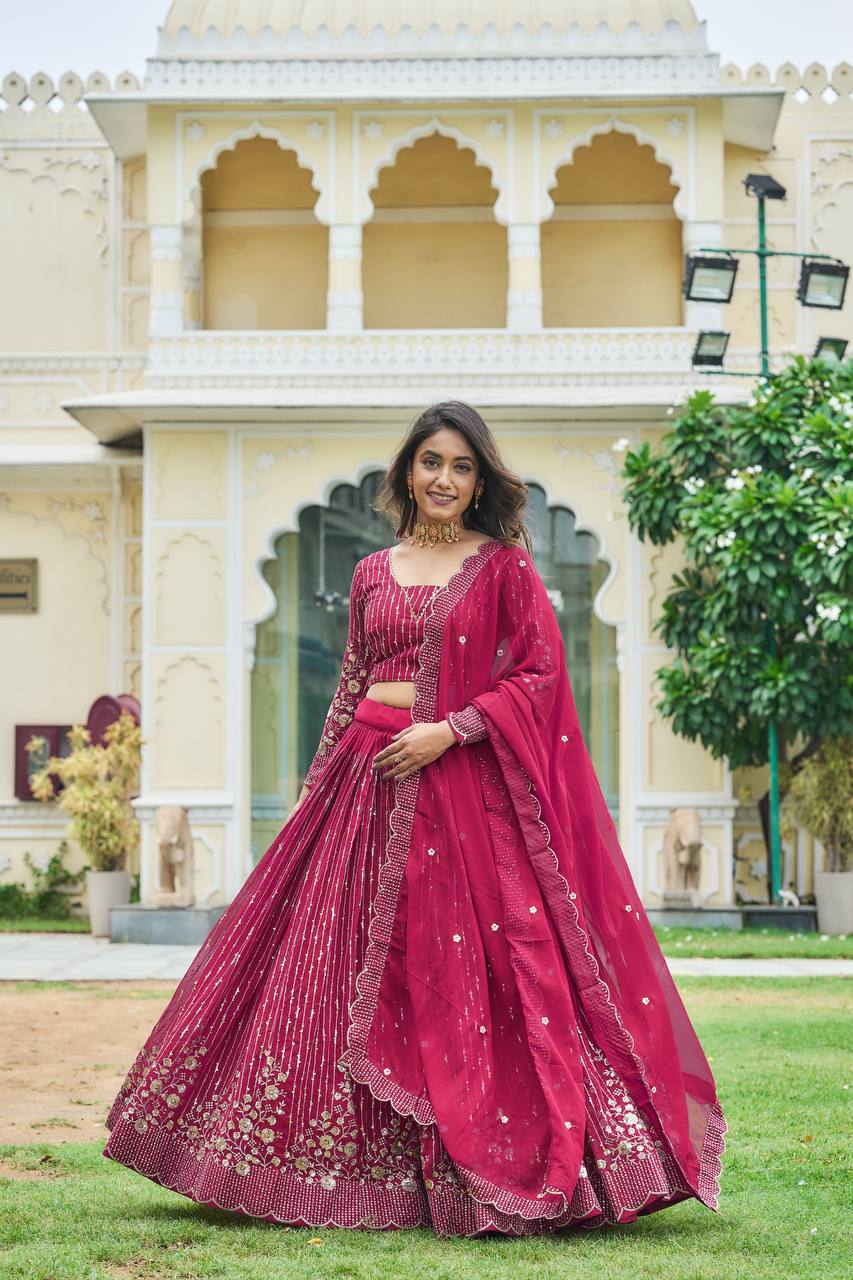Anamika Vol 128 Faux Georgette Designer Lehenga Choli