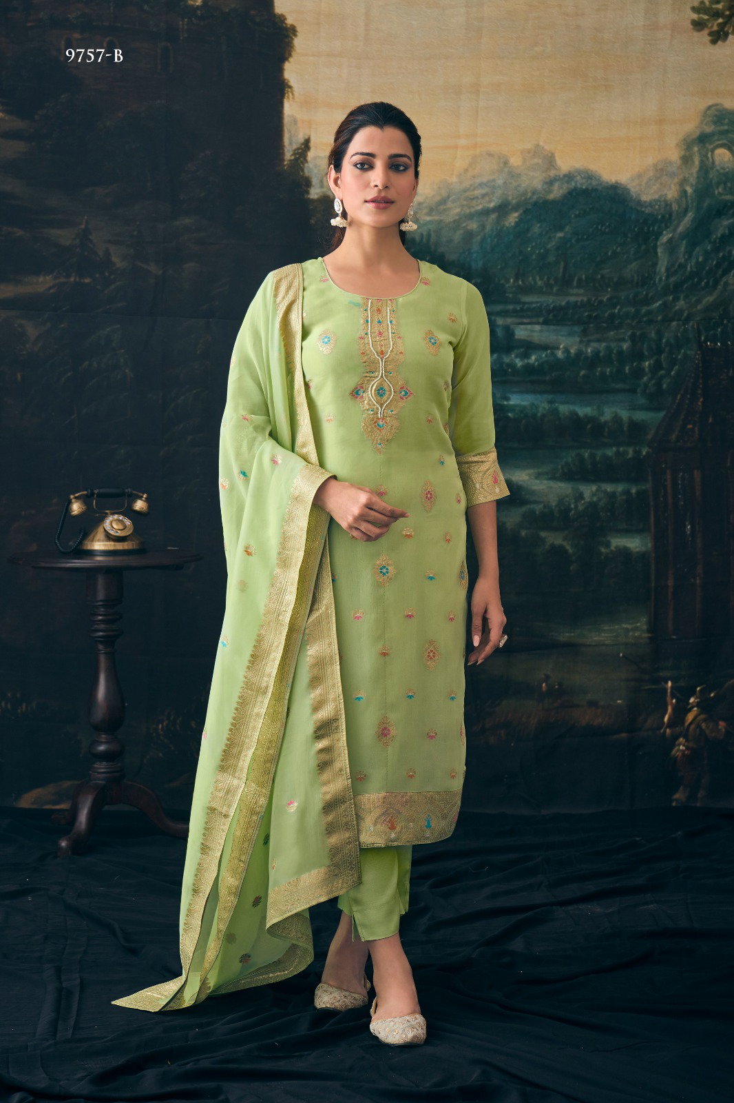 Label Khoj Gul Kurti Bottom With Dupatta Collection