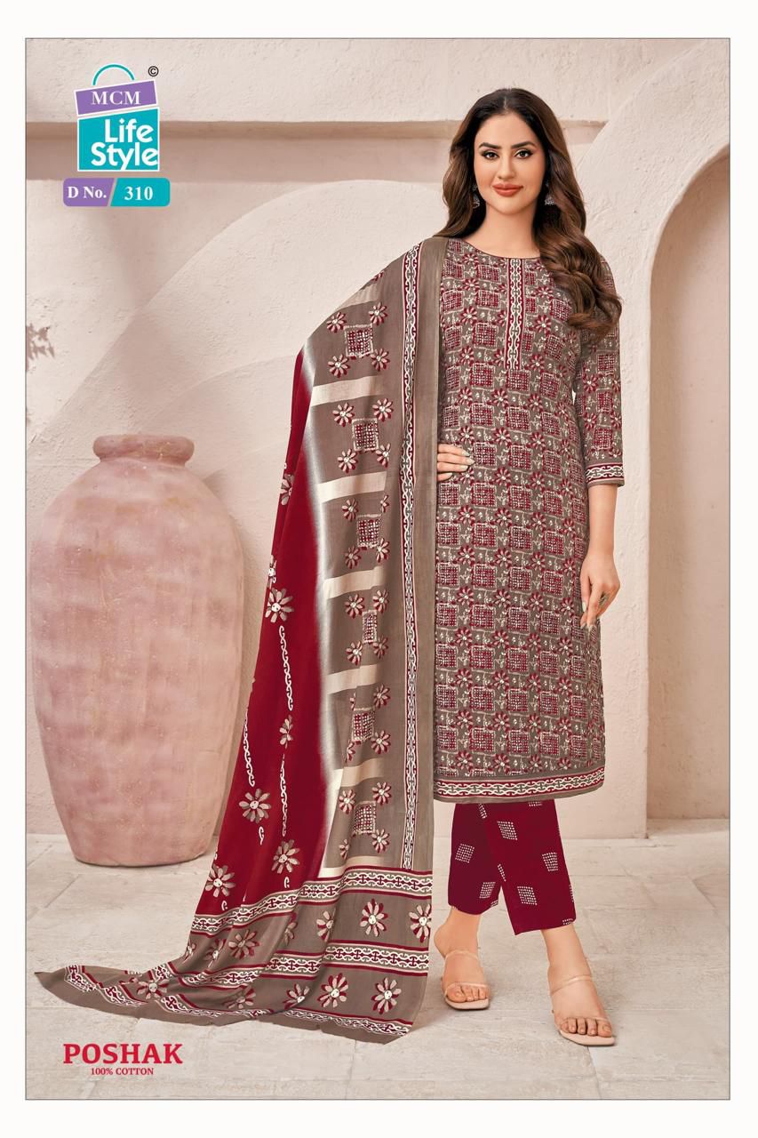 Mcm Poshak Vol 3 Cotton Dress Material Collection