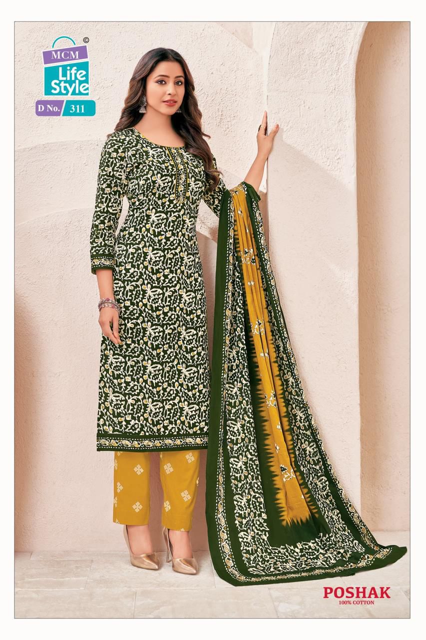 Mcm Poshak Vol 3 Cotton Dress Material Collection