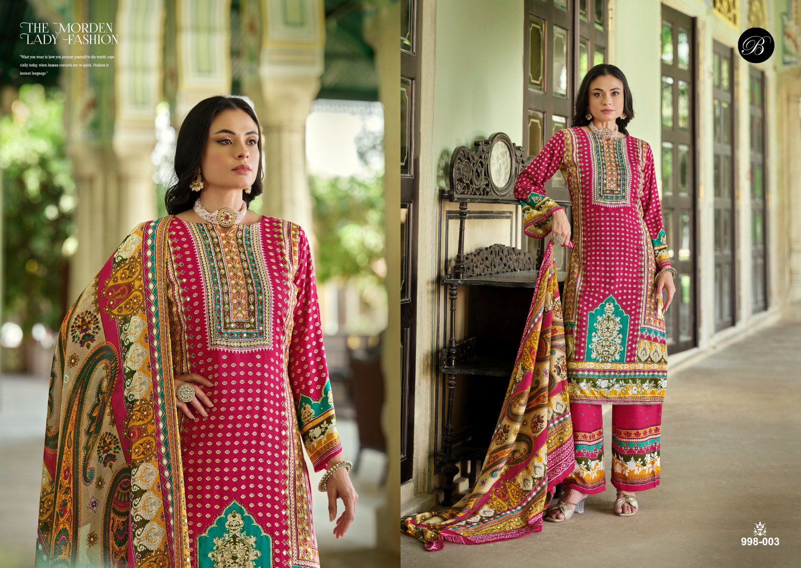 Belliza Shaheen Digital Printed Dress Material Collection