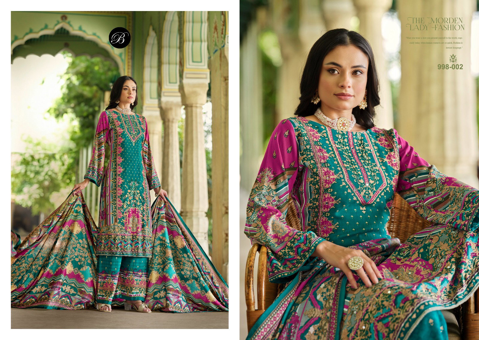 Belliza Shaheen Digital Printed Dress Material Collection