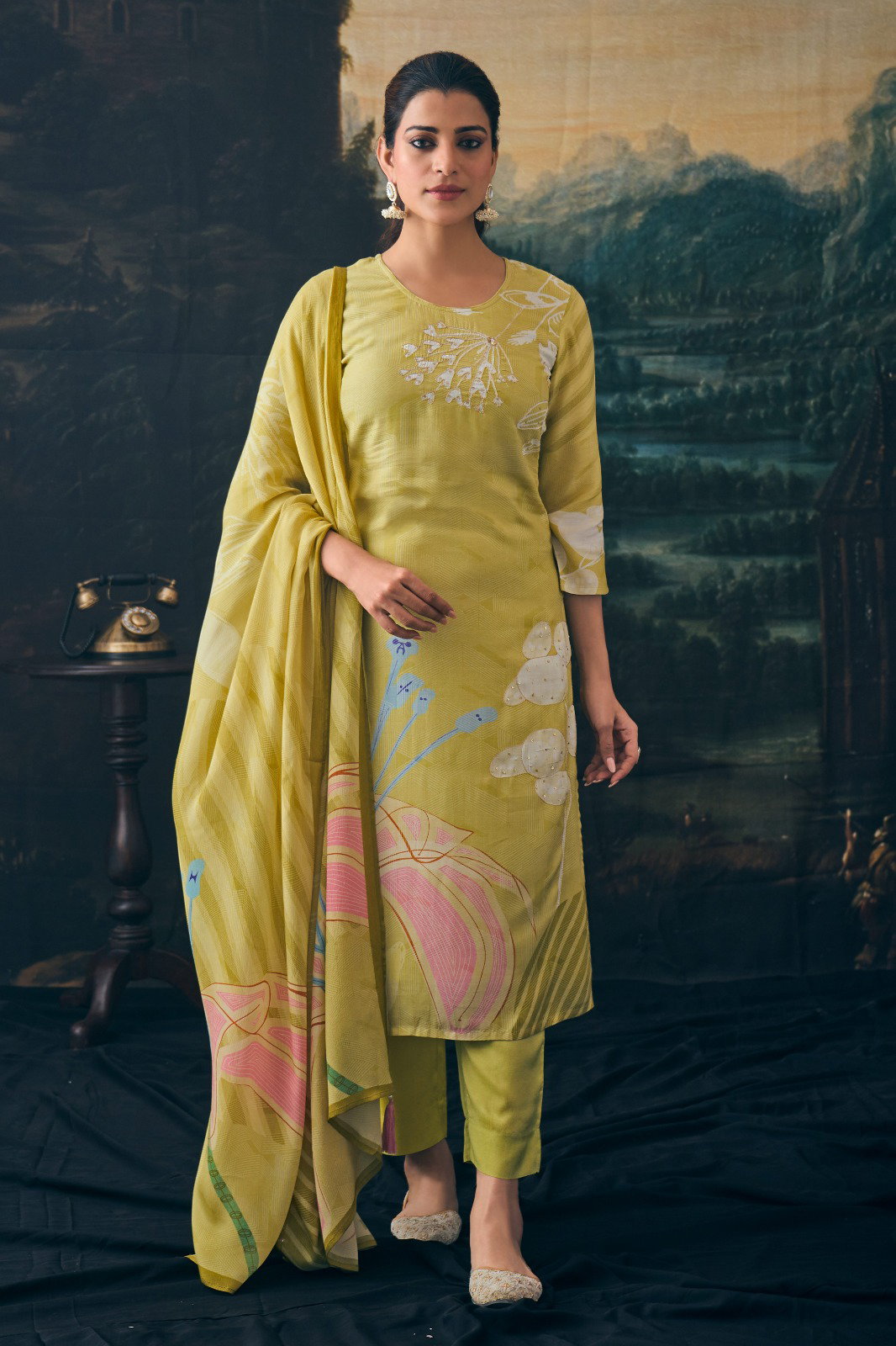 Label Khoj 9749 Kurti Bottom With Dupatta Collection