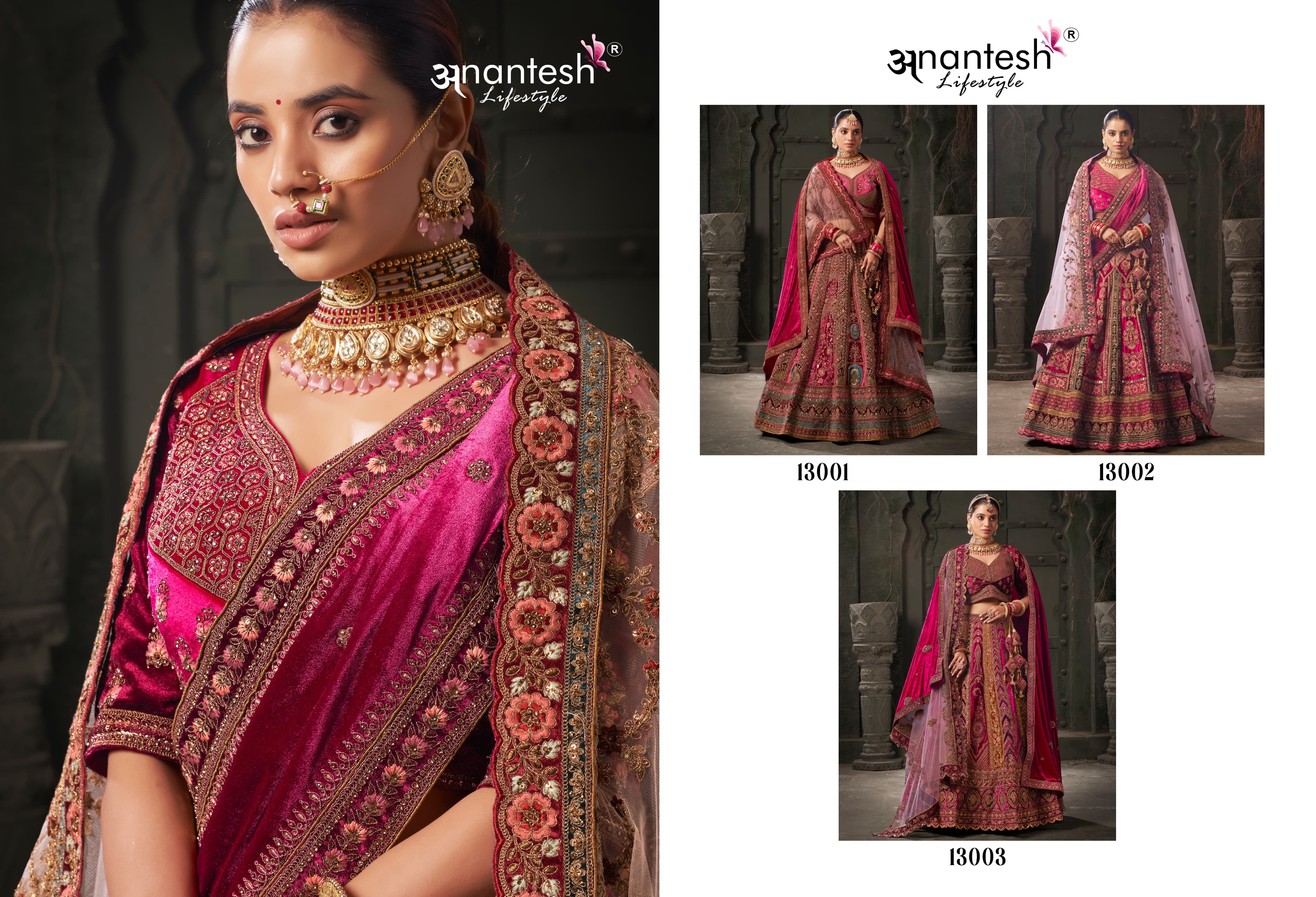 Anantesh Wedding Bride Vol 1 Designer Lehenga Choli Collection