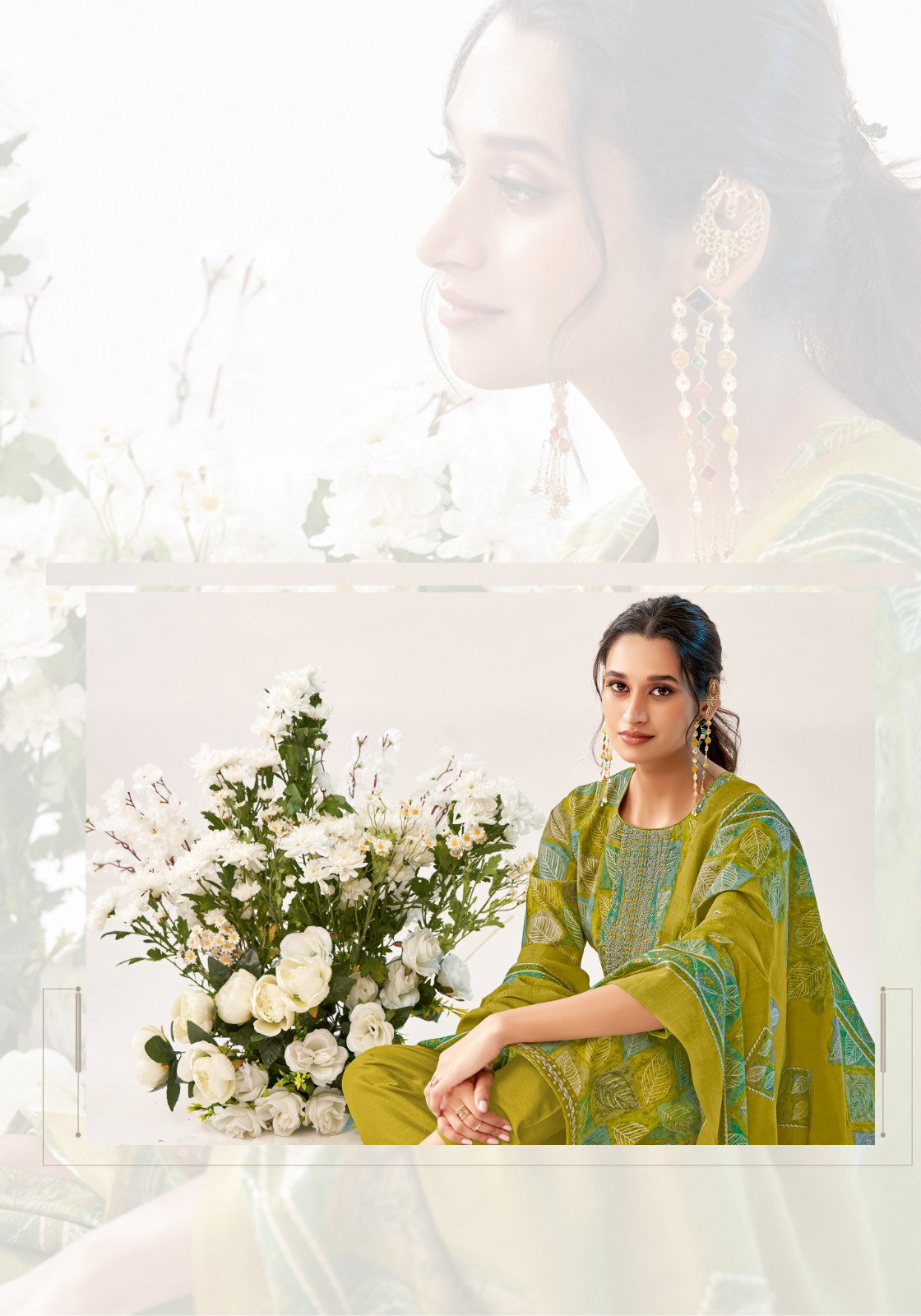 Suryajyoti Kora Vol 2 Embroidered Dress Material Collection