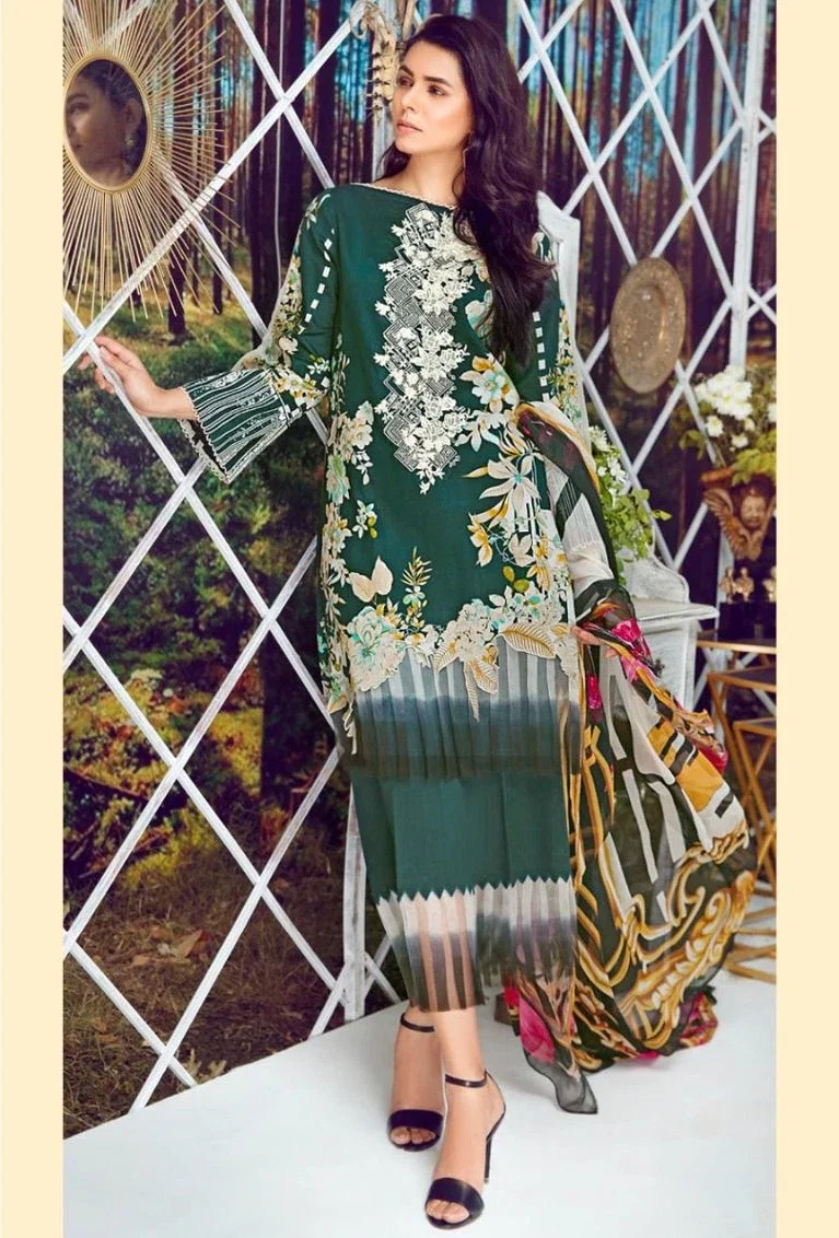 Taj 557 To 559 Cotton Dupatta Pakistani Salwar Suits Collection