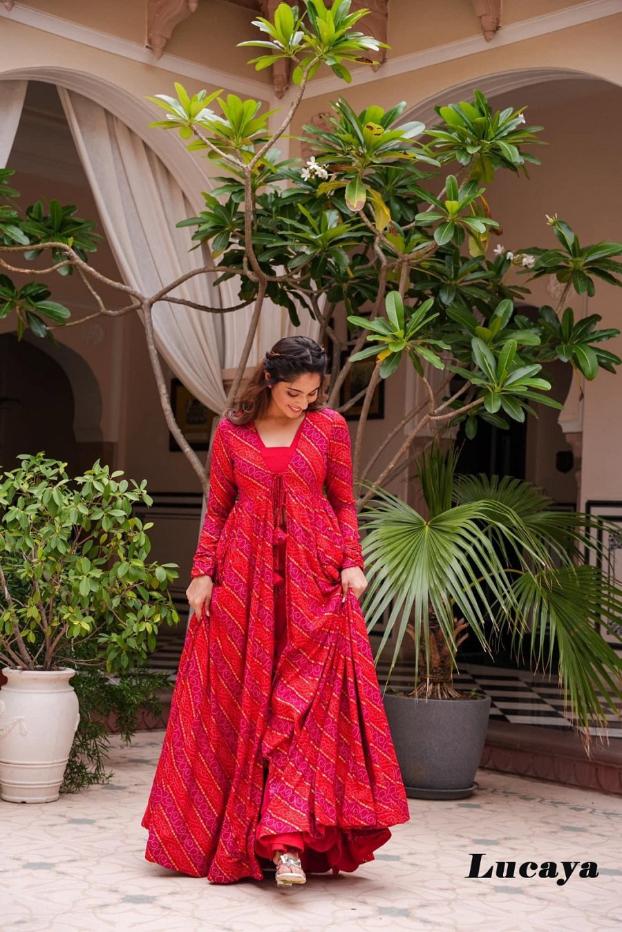Lucaya Vol 11 Shrug Style Indo Western Gown Collection