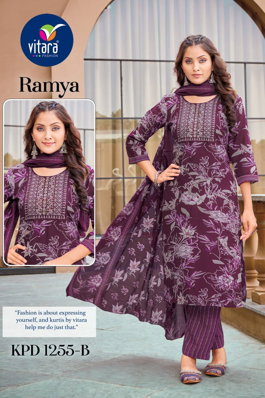 Vitara Ramya Kurti Bottom With Dupatta Collection