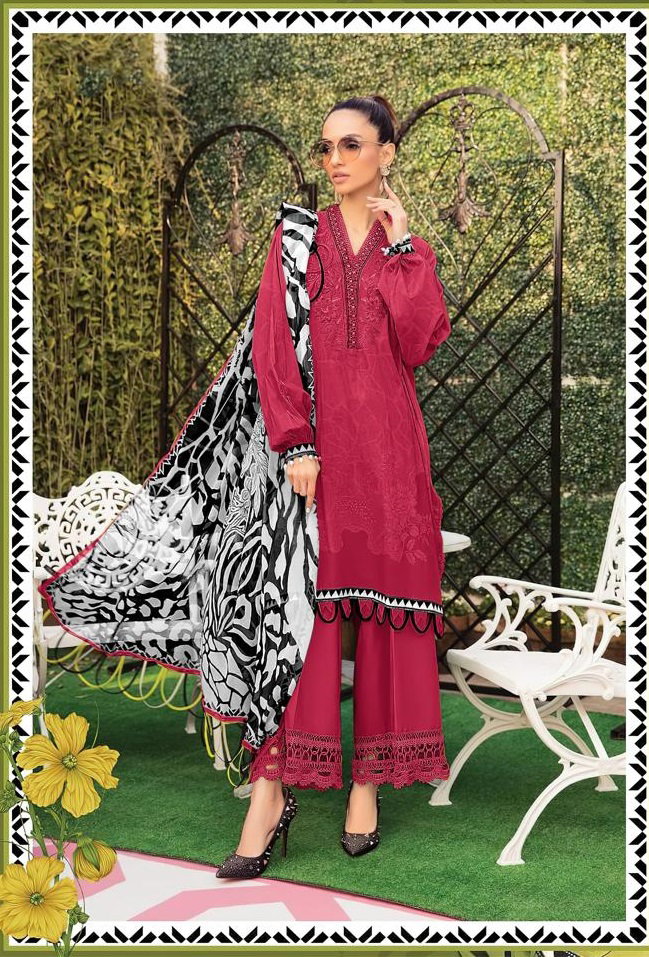 Alzohaib Az 1100 Chiffon Dupatta Pakistani Salwar Suits