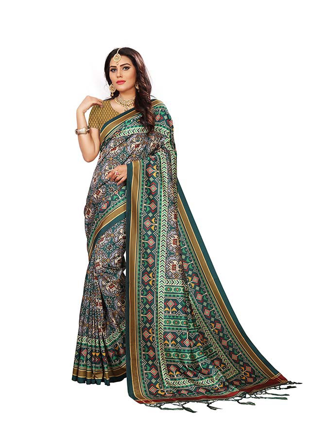 Patola Mix 01 Assam Silk Fancy Printed Saree Collection