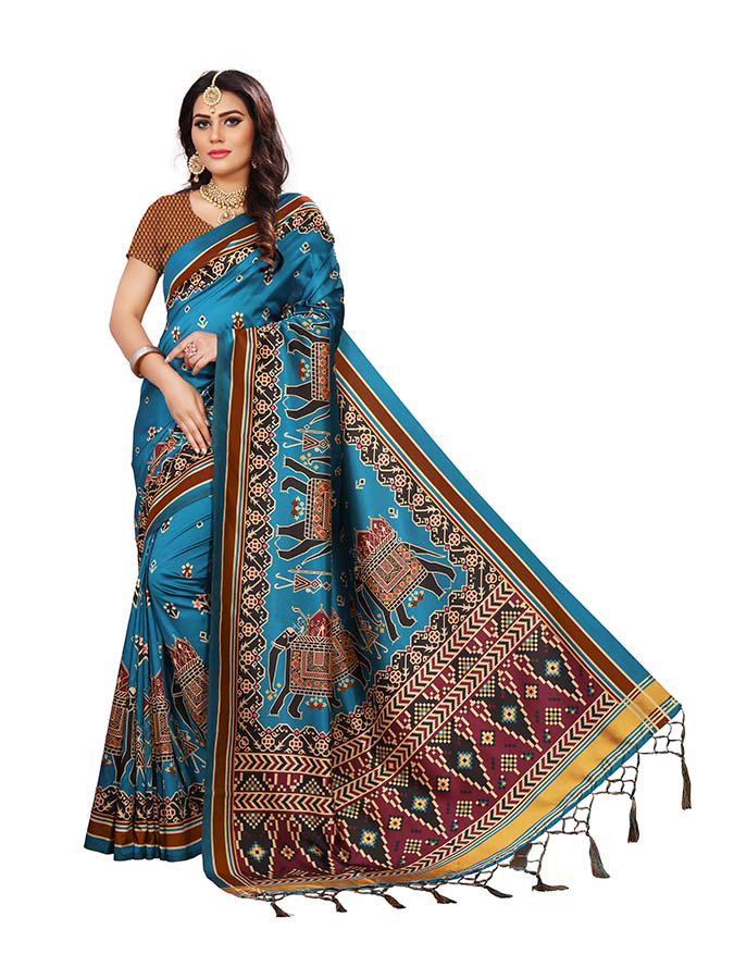 Patola Mix 01 Assam Silk Fancy Printed Saree Collection