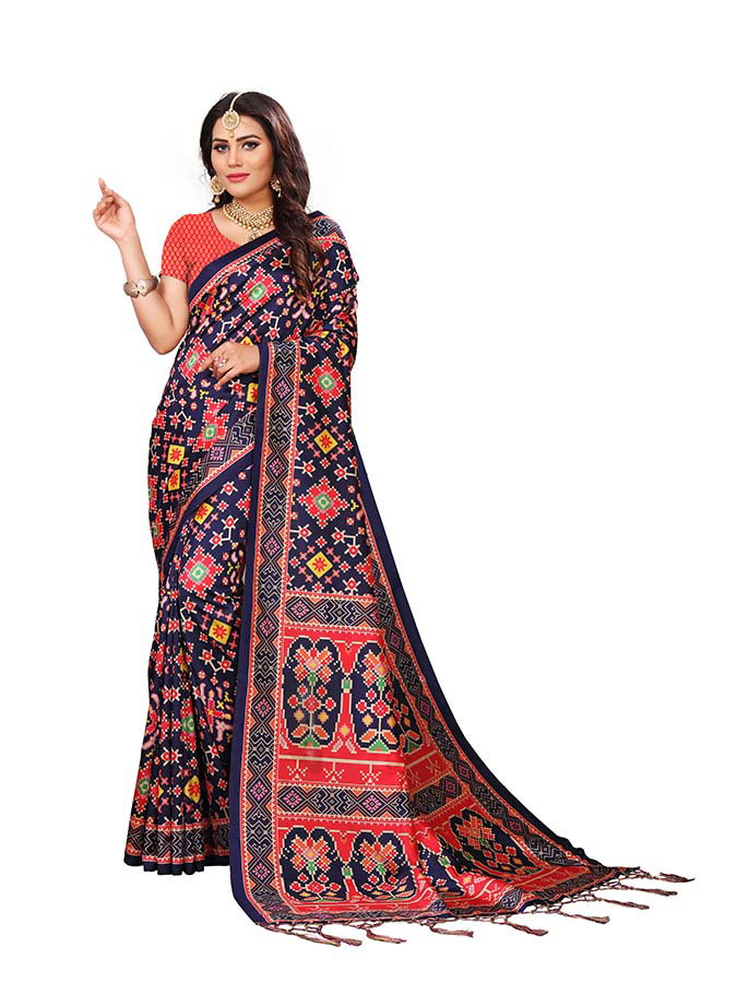 Patola Mix 01 Assam Silk Fancy Printed Saree Collection
