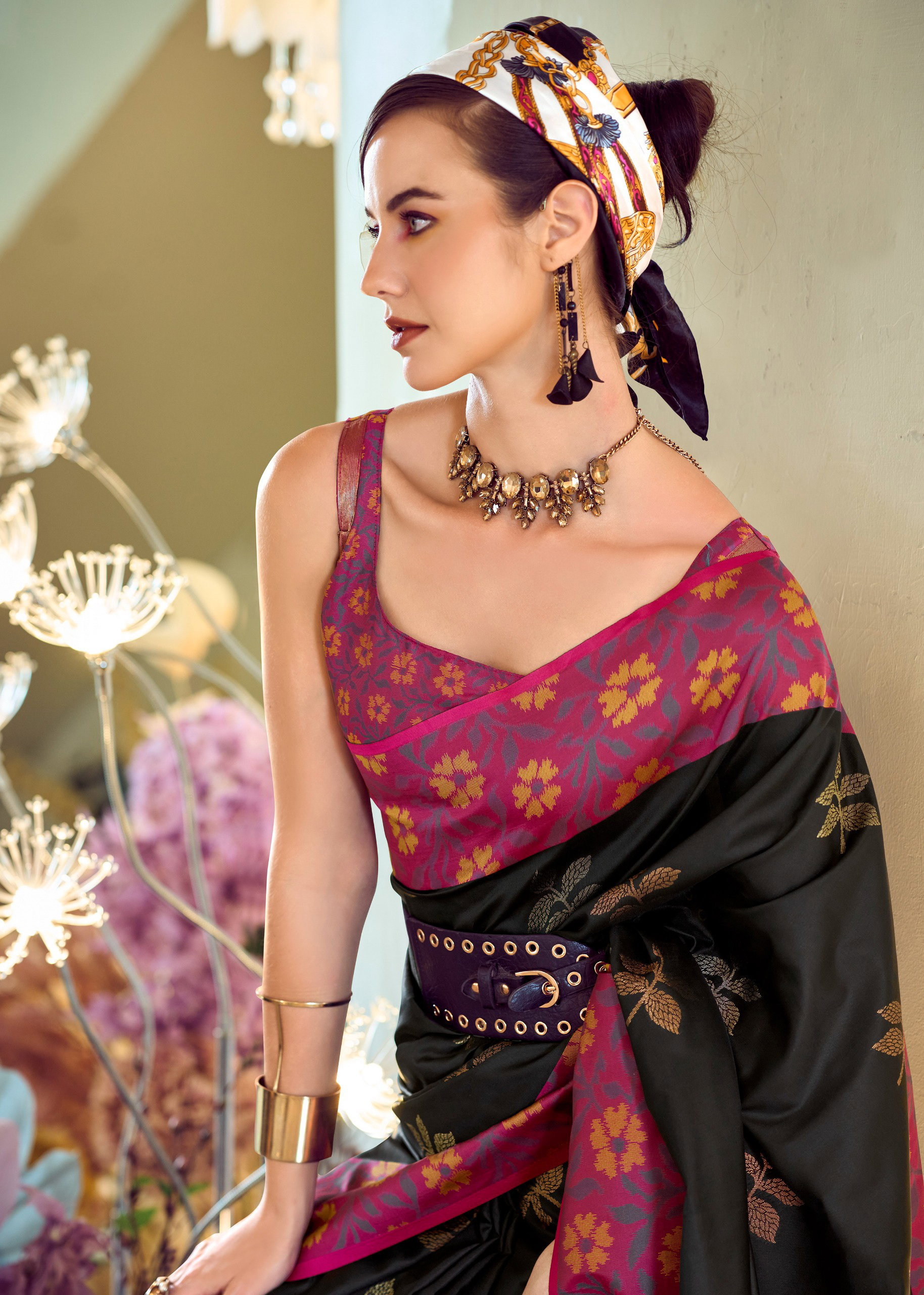 Rajpath Purple Martini silk saree