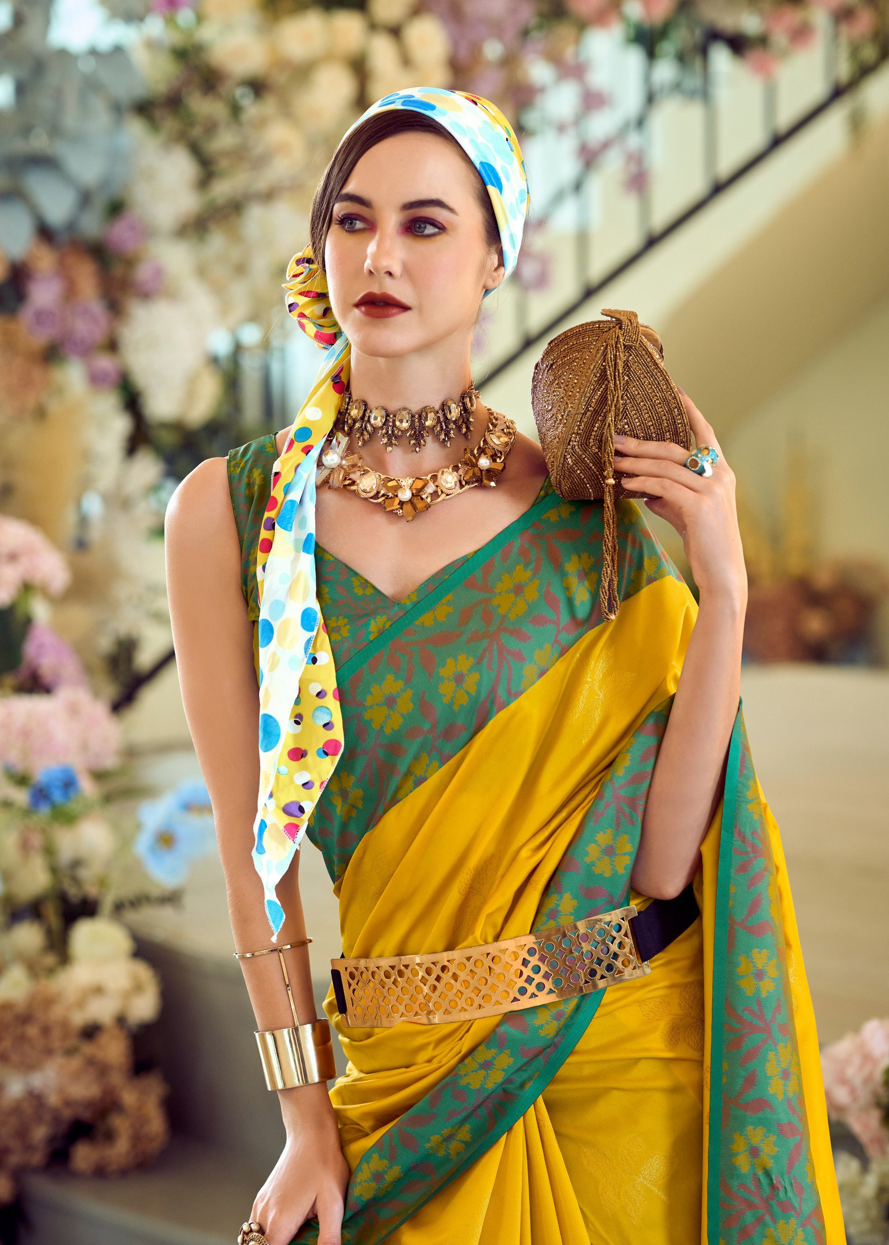 Rajpath Purple Martini silk saree