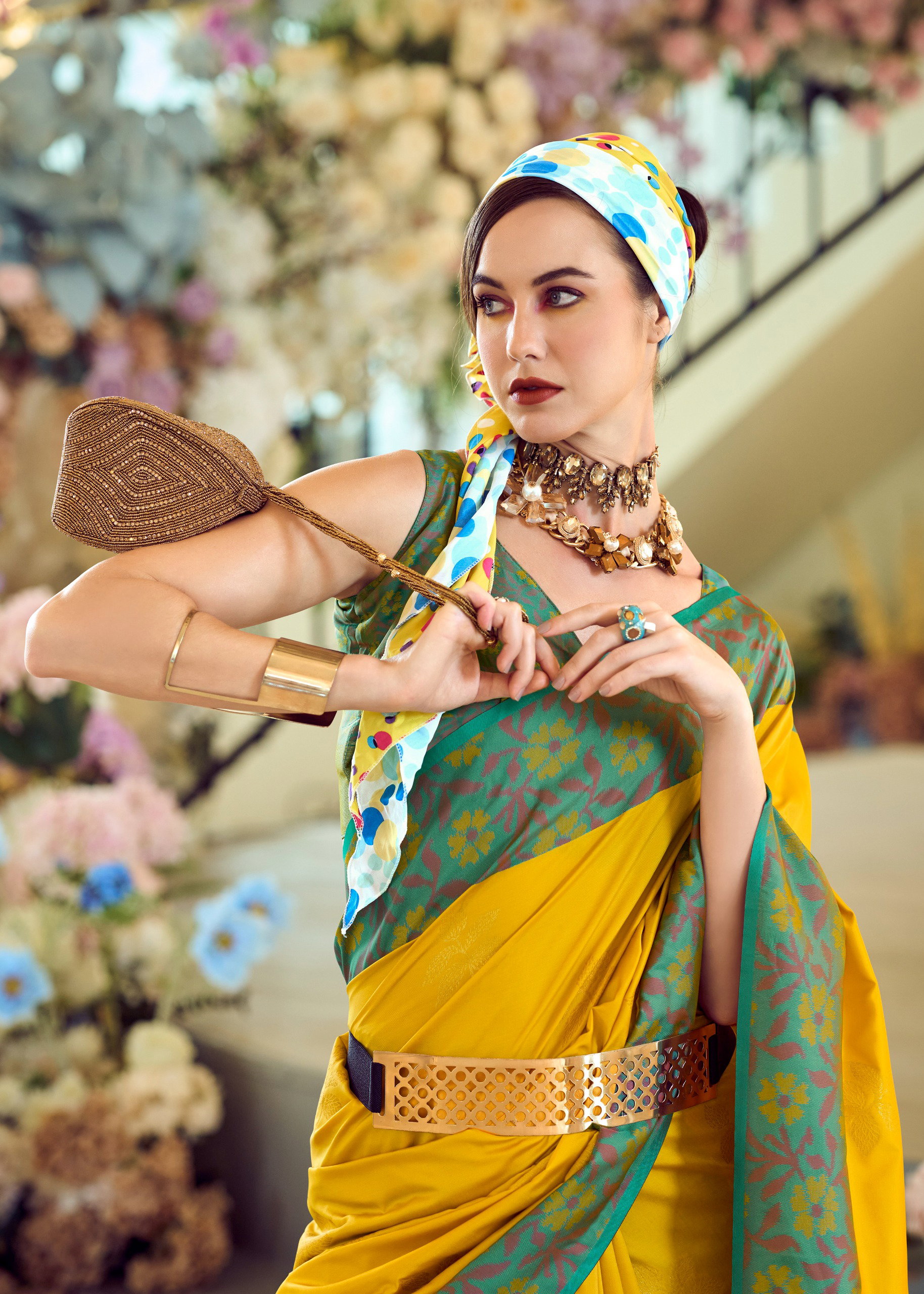 Rajpath Purple Martini silk saree
