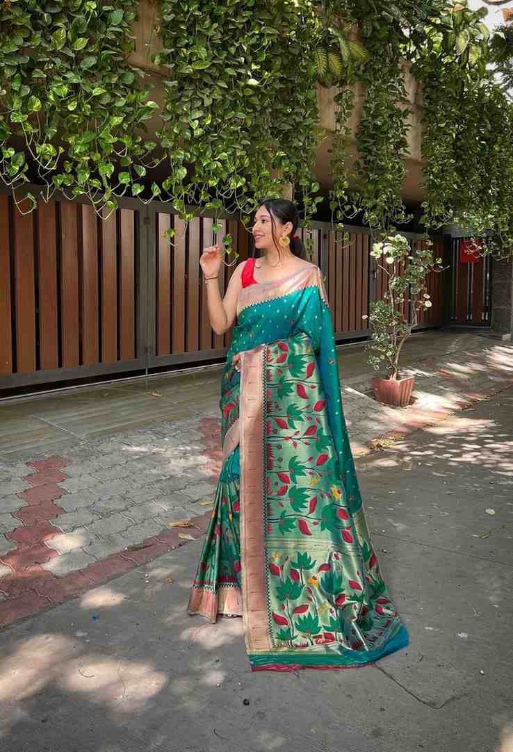 KC 3053 Designer Banarasi Paithani Silk Saree Collection