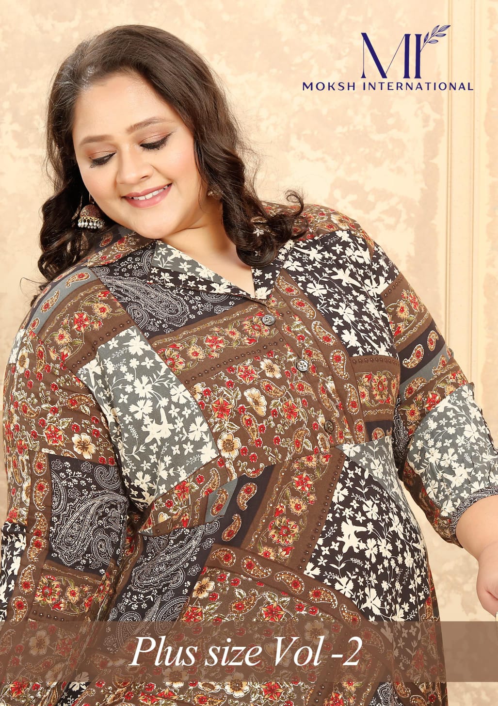 Moksh Plus Size Vol 2 Long Kurti Collection