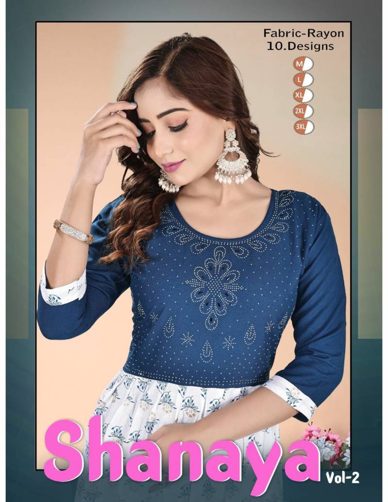Fashion Talk Shanaya Vol 2 Rayon Printed Kurti Bottom With Dupatta
