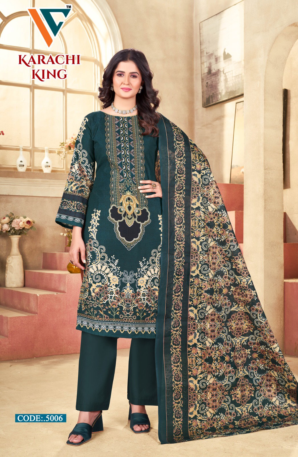 Vandana C Karachi King Vol 5 Dress Material Collection