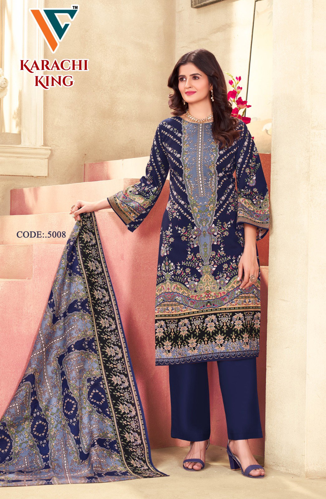 Vandana C Karachi King Vol 5 Dress Material Collection