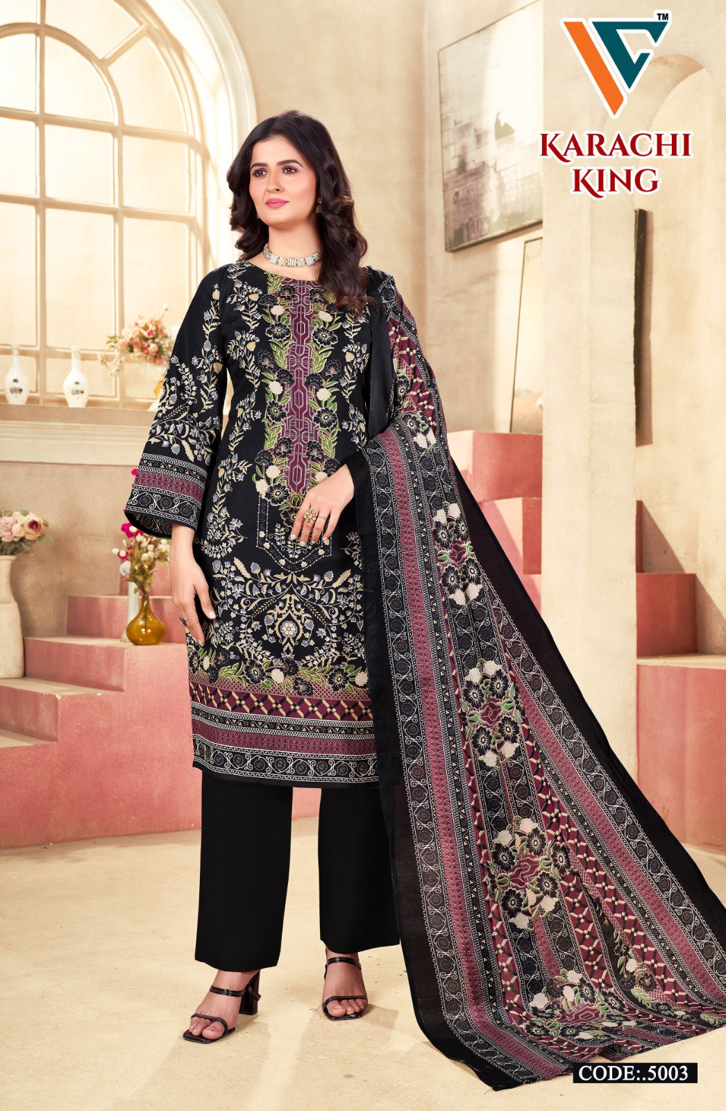 Vandana C Karachi King Vol 5 Dress Material Collection