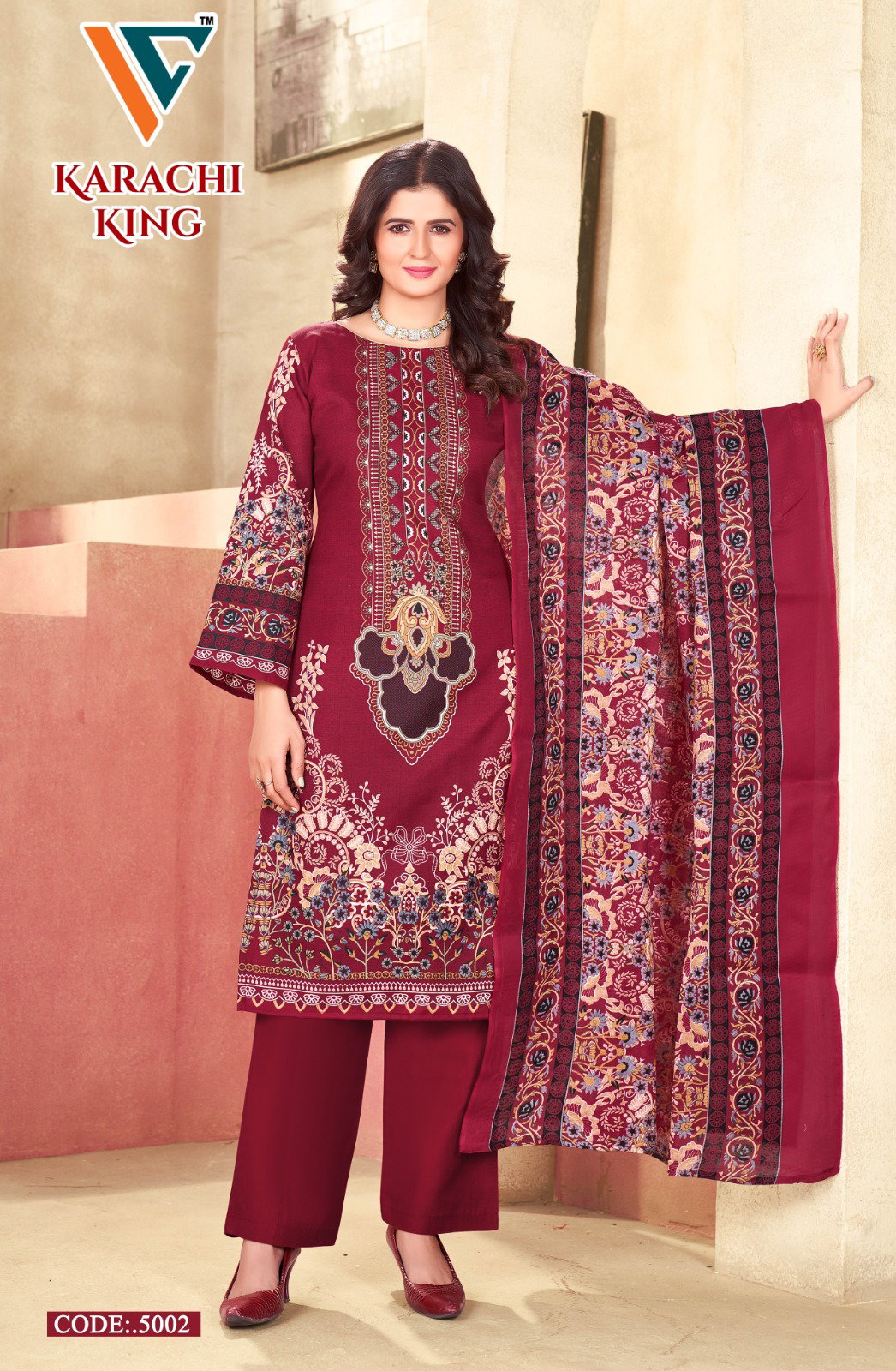 Vandana C Karachi King Vol 5 Dress Material Collection
