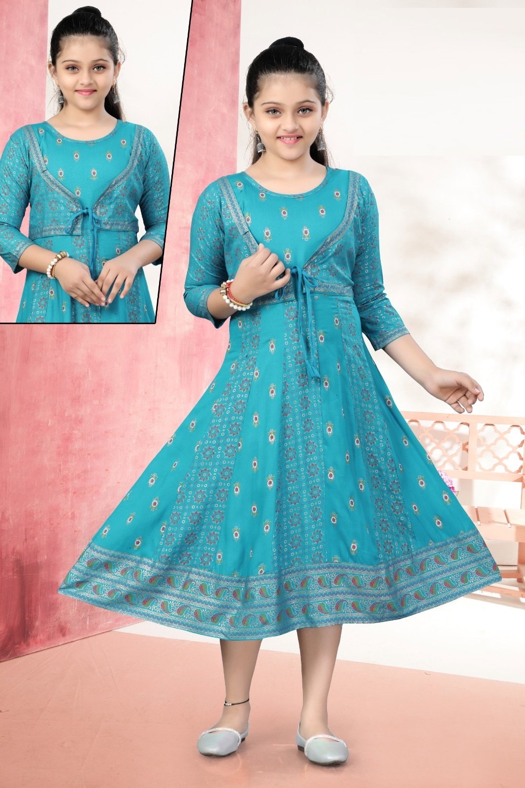 Kalaa Kurti Vol 16 Rayon Printed Kids Wear Collection