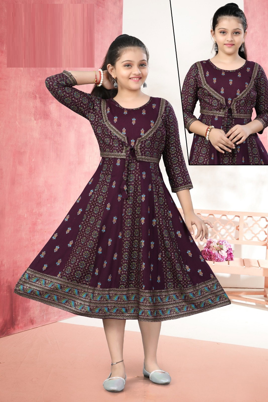 Kalaa Kurti Vol 16 Rayon Printed Kids Wear Collection