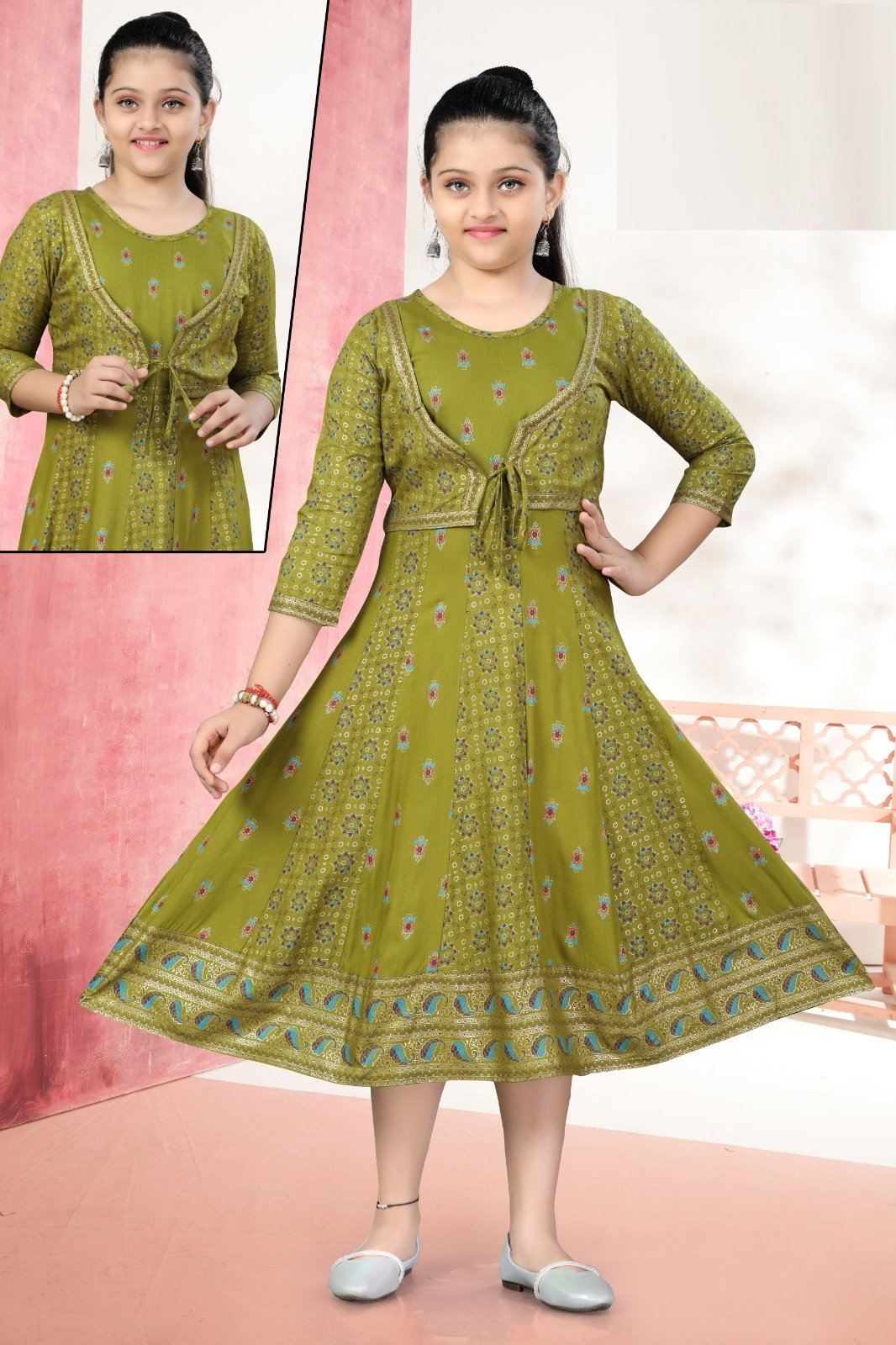 Kalaa Kurti Vol 16 Rayon Printed Kids Wear Collection