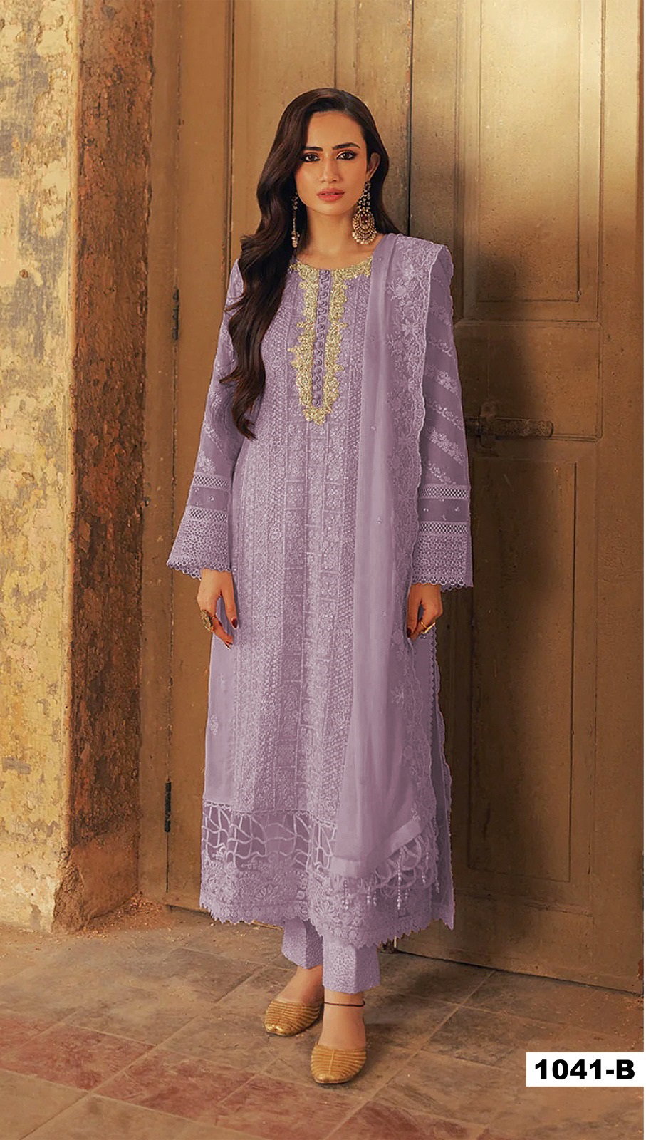 Super Hit 1041 Faux Georgette Pakistani Suit Collection