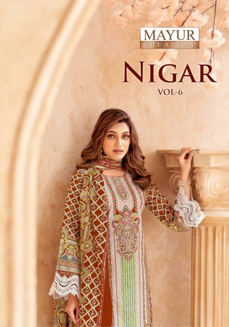 Mayur Nigar Vol 6 Printed Dress Material Collection