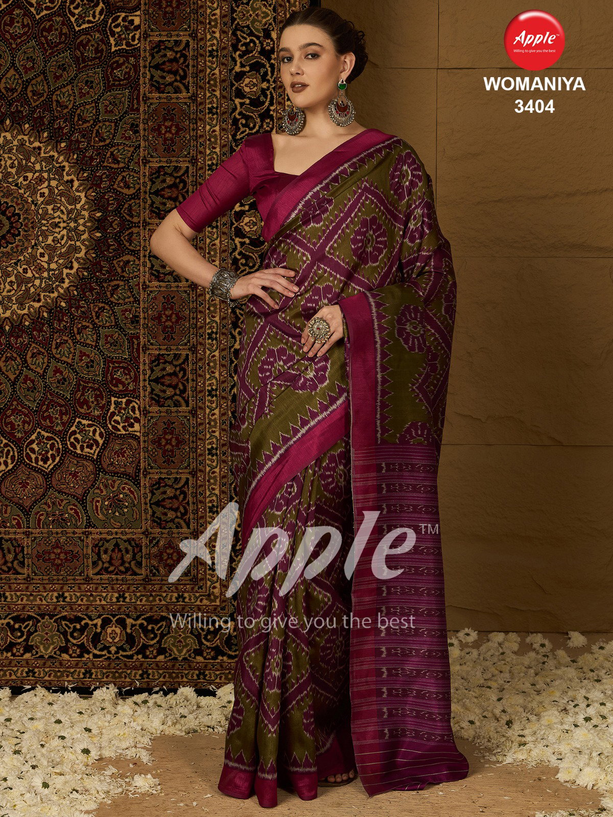 Apple Womaniya Vol 34 Silk Printed Saree Collection
