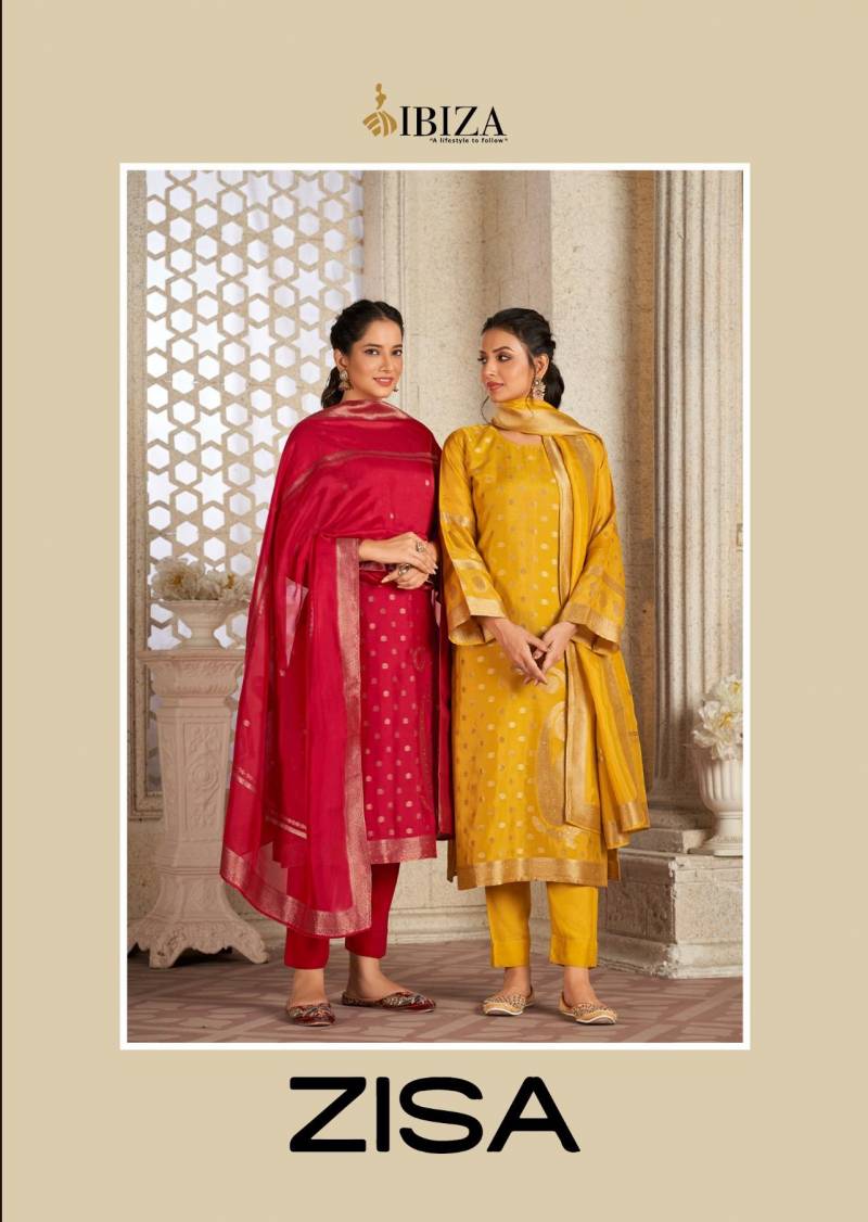 Ibiza Zisa Designer Silk Salwar Kameez Collection