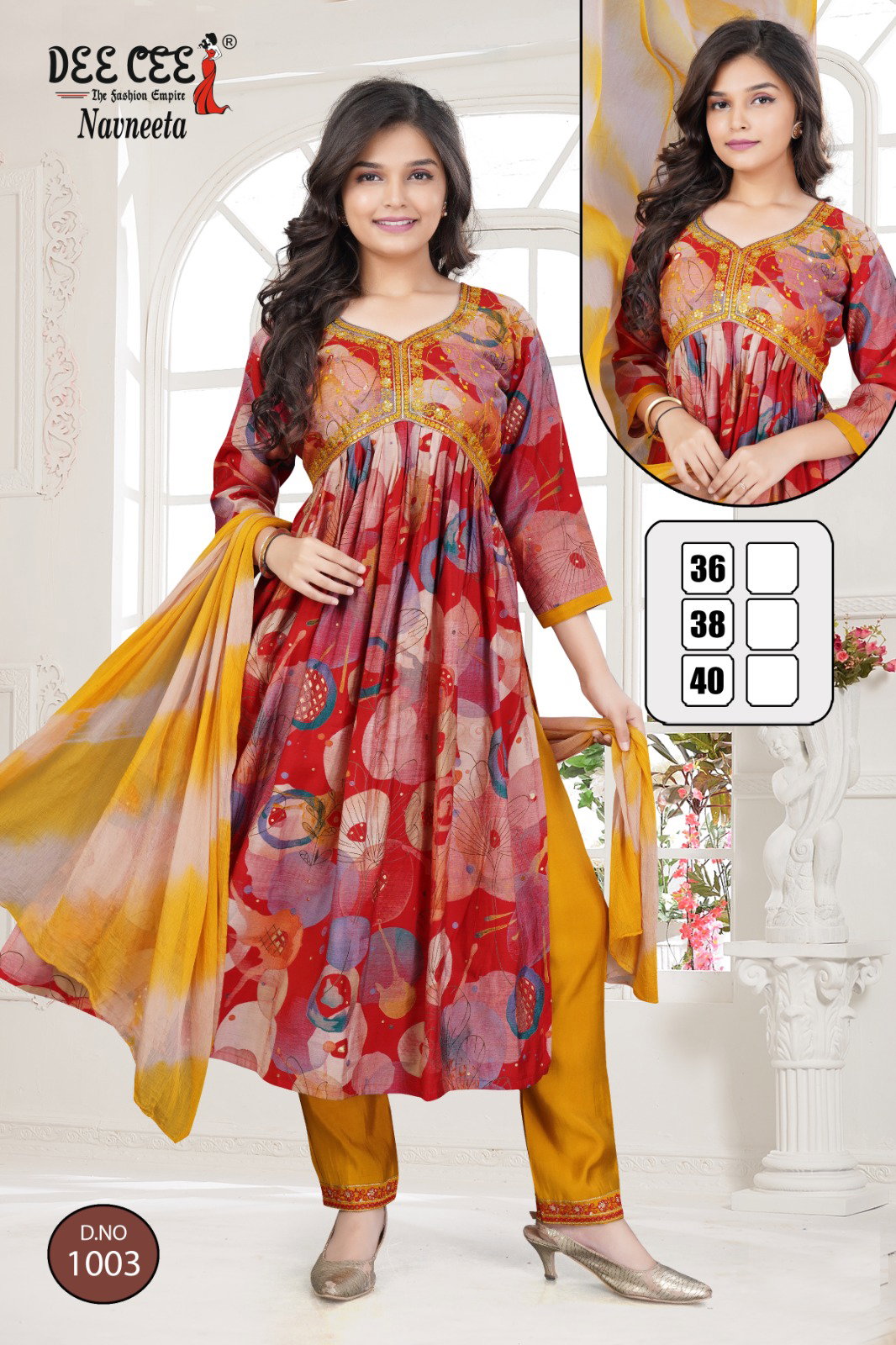 Deecee Navneeta Modal Chanderi Printed Kurti Bottom With Dupatta