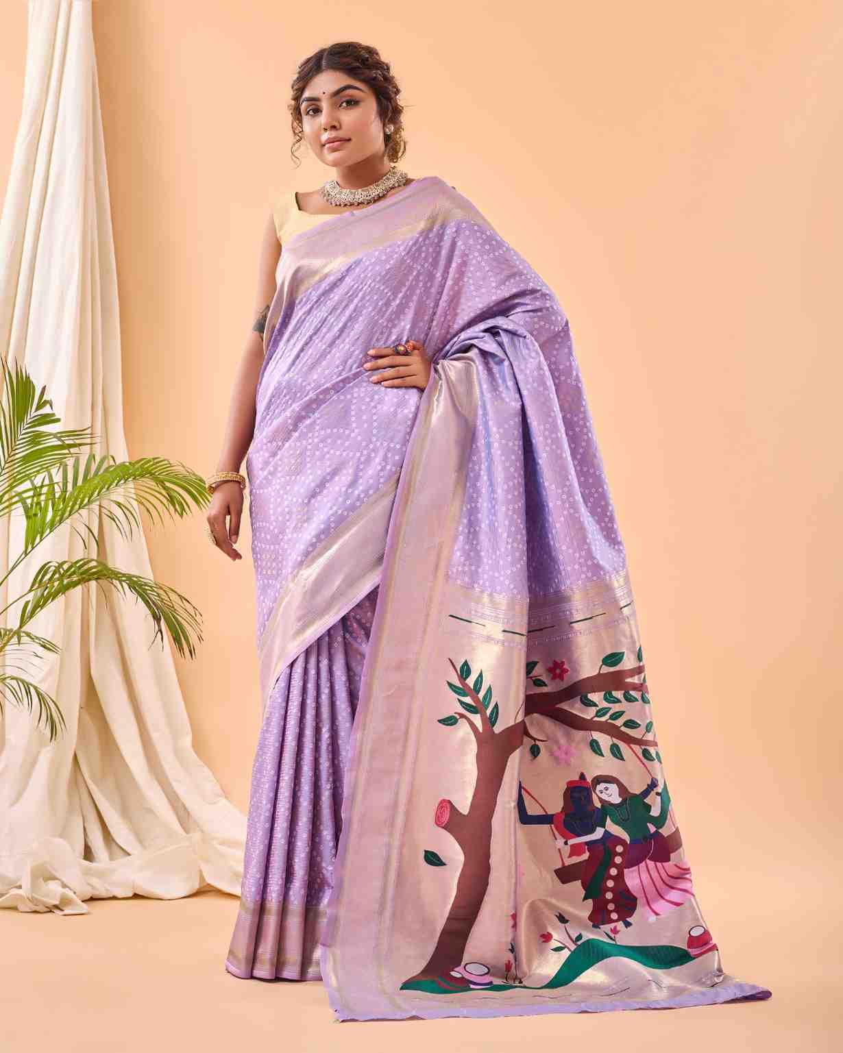 Kc 3056 Designer Pathani Silk Saree Collection