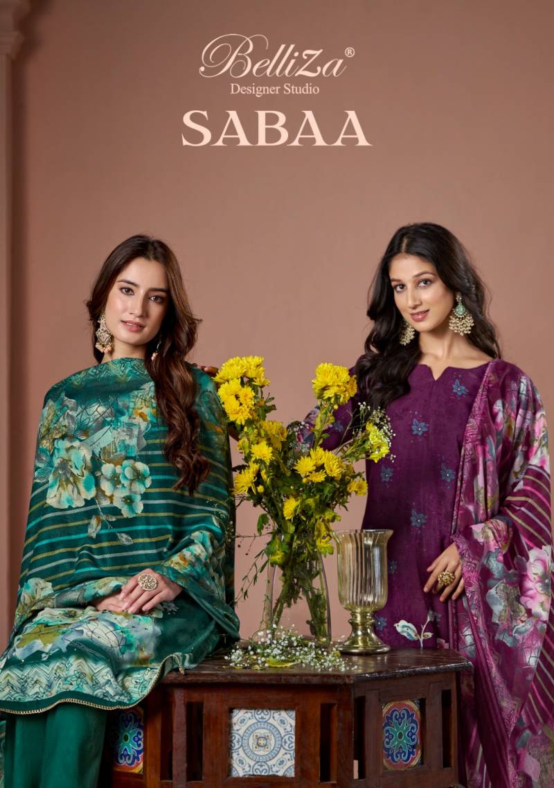 Belliza Sabaa Digital Printed Dress Material Collection