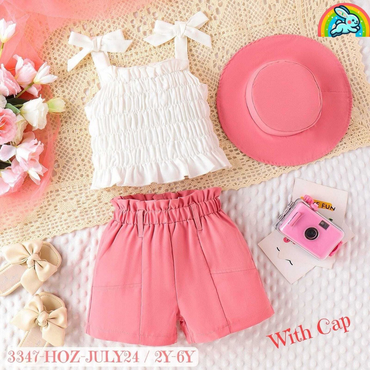 Little Baby 3347 Cotton Top With Shorts Kids Collection
