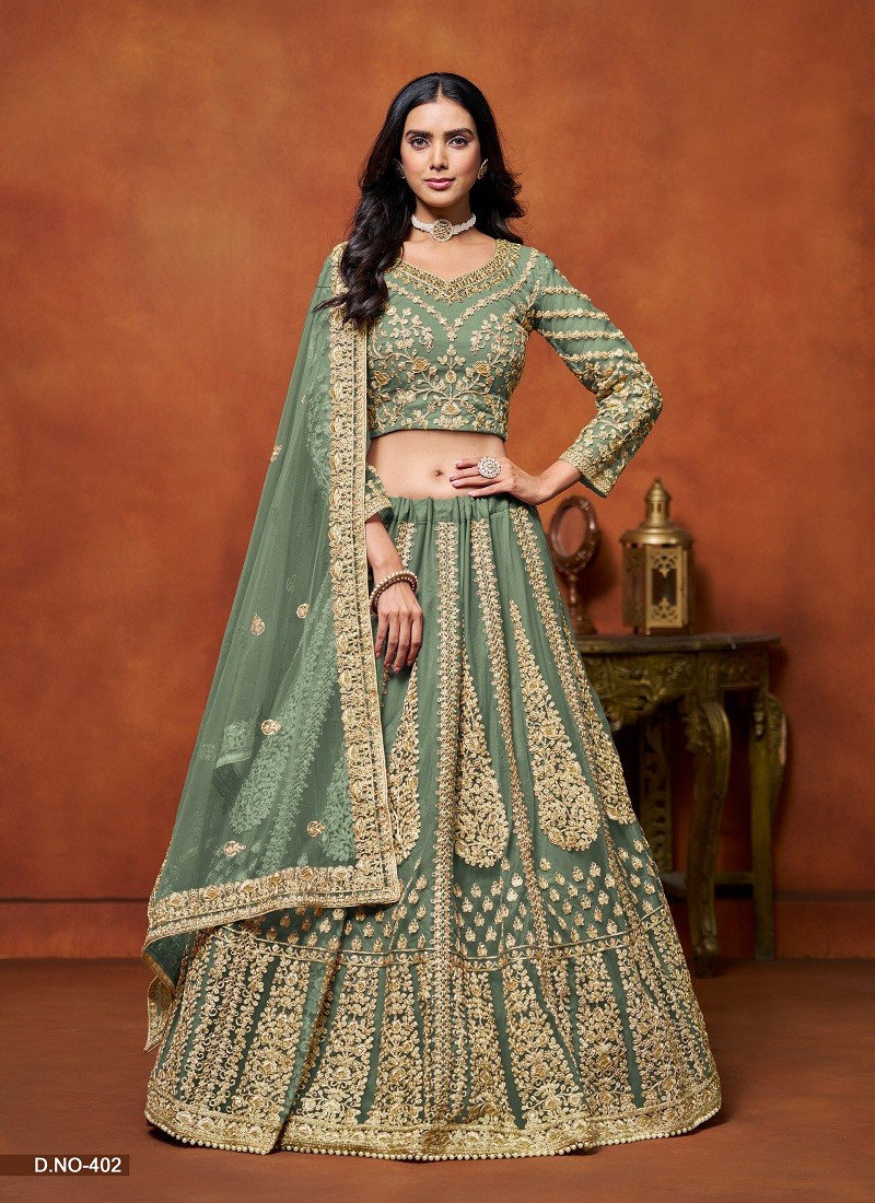 Dani Creation Mehvish Vol 4 Net Wedding Wear Lehenga Choli Collection