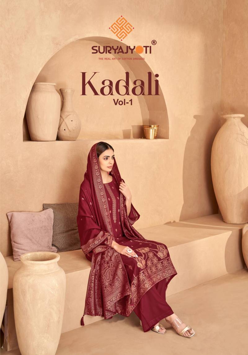 Suryajyoti Kadali Vol 1 Pashmina Dress Material Collection