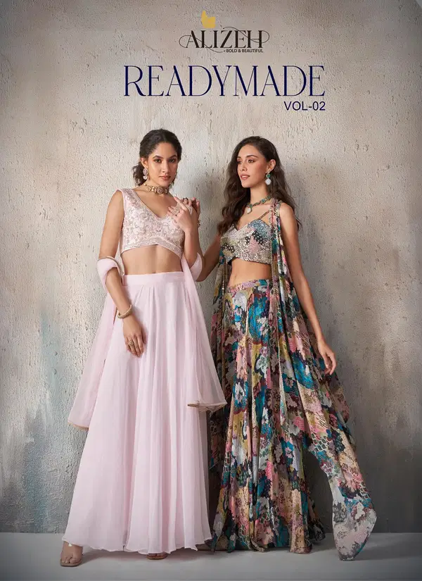 Alizeh Readymade Vol 2 Indo Western Lehenga Wholesale Collection