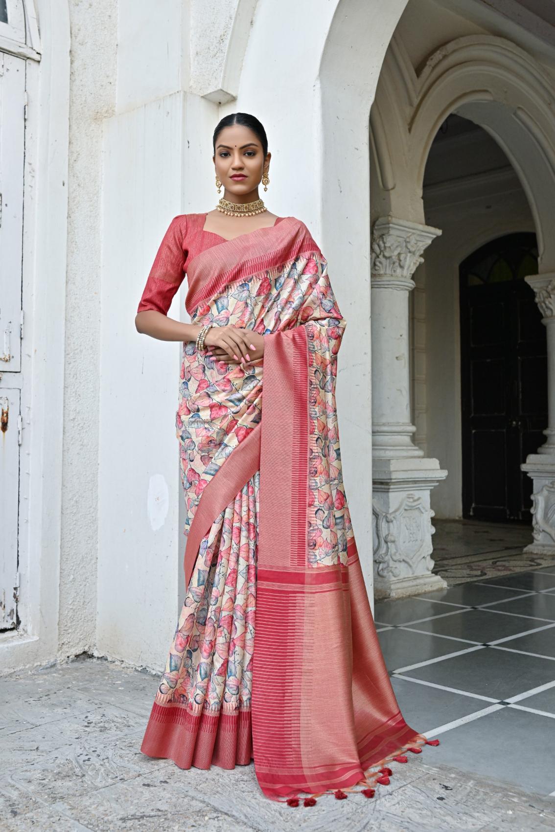 Aparna Pan Designer Tussar Silk Saree Collection