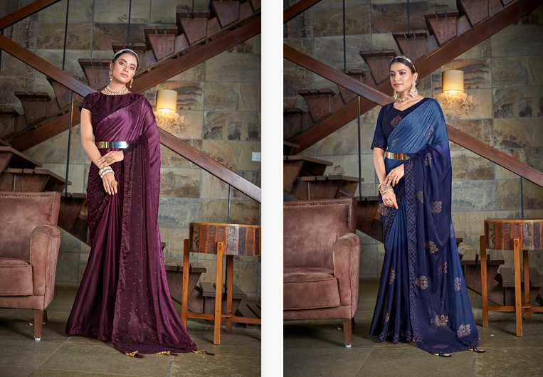 Shubhvastra Cocktail Vol 1 Rangoli Silk Saree Collection