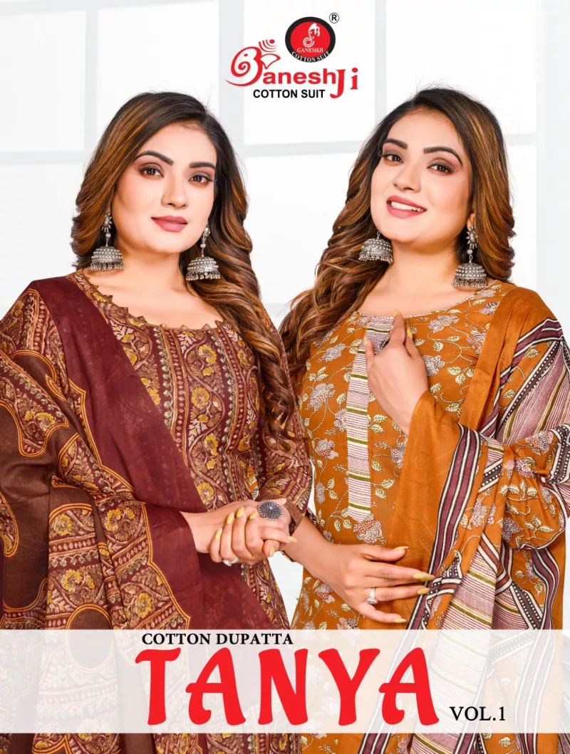 Ganeshji Tanya Vol 1 Soft Cotton Dress Material Collection