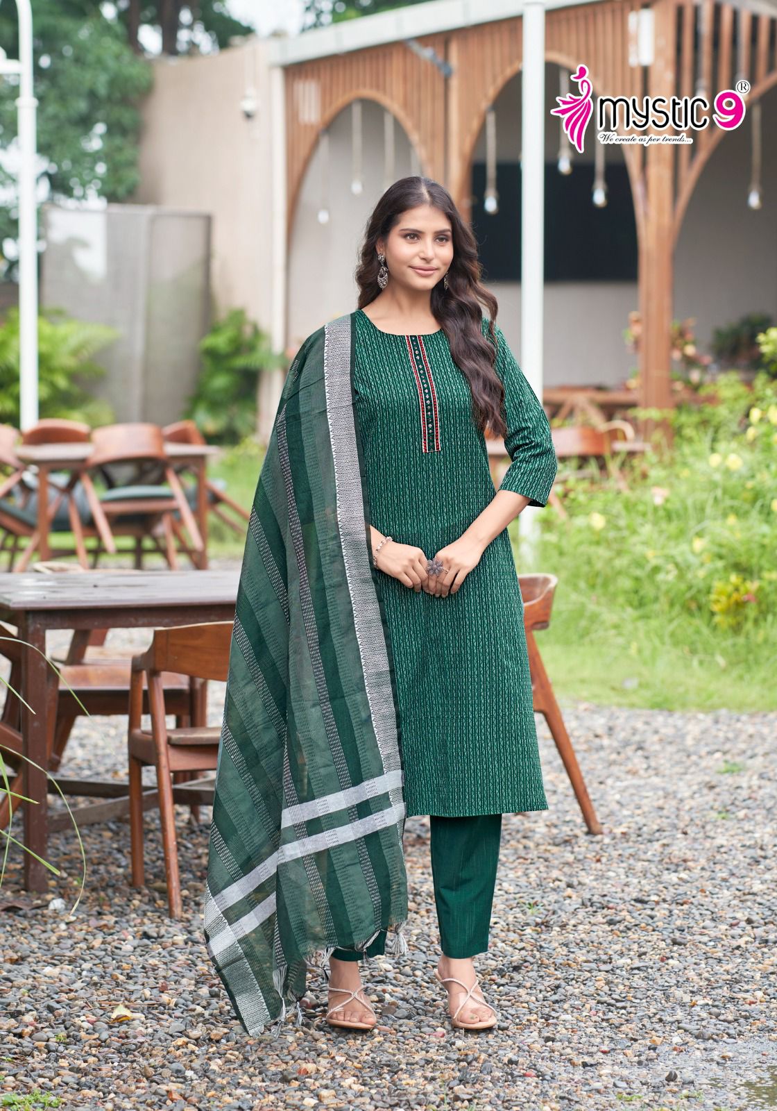 Mystic 9 Liza Vol 1 Premium Cotton Kurti Bottom With Dupatta