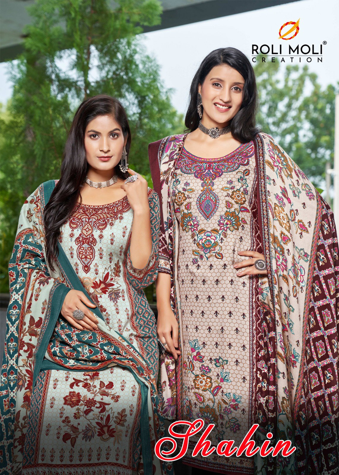Roli Moli Shahin Pashmina Dress Material Collection
