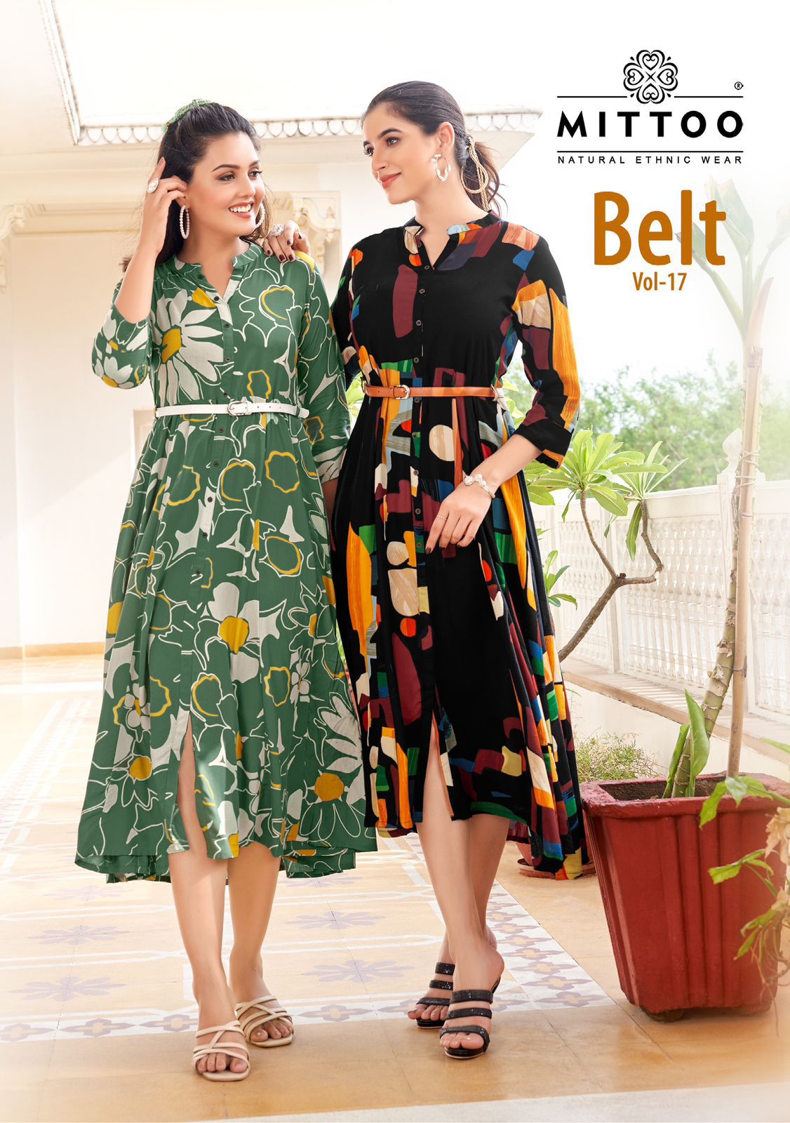 Mittoo Belt Vol 17 Rayon Printed Fancy Kurti Collection